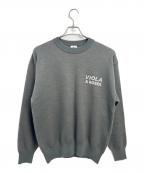 VIOLA&ROSES×Mr.Gentlemanビオラ＆ローゼス×ミスタージェントルマン）の古着「厚手ニット」｜グレー