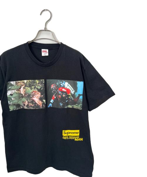 SUPREME（シュプリーム）SUPREME (シュプリーム) COMME des GARCONS JUNYA WATANABE MAN (コムデギャルソンジュンヤワタナベマン) 半袖カットソー ブラック サイズ:Mの古着・服飾アイテム