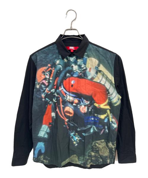 SUPREME（シュプリーム）SUPREME (シュプリーム) COMME des GARCONS JUNYA WATANABE MAN (コム デ ギャルソン ジュンヤ ワタナベ マン) 長袖シャツ ブラック サイズ:Mの古着・服飾アイテム