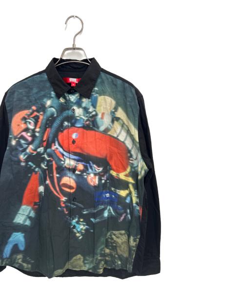 SUPREME（シュプリーム）SUPREME (シュプリーム) COMME des GARCONS JUNYA WATANABE MAN (コム デ ギャルソン ジュンヤ ワタナベ マン) 長袖シャツ ブラック サイズ:Mの古着・服飾アイテム