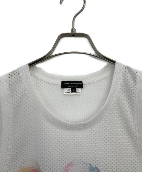 COMME des GARCONS HOMME PLUS（コムデギャルソンオムプリュス）COMME des GARCONS HOMME PLUS (コムデギャルソンオムプリュス) メッシュタンクトップ ホワイト サイズ:Mの古着・服飾アイテム