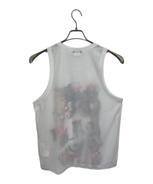 COMME des GARCONS HOMME PLUS（コムデギャルソンオムプリュス）COMME des GARCONS HOMME PLUS (コムデギャルソンオムプリュス) メッシュタンクトップ ホワイト サイズ:Mの古着・服飾アイテム
