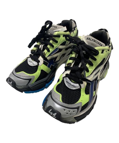 BALENCIAGA（バレンシアガ）BALENCIAGA (バレンシアガ) スニーカー ブラック×ブルー サイズ:27cmの古着・服飾アイテム