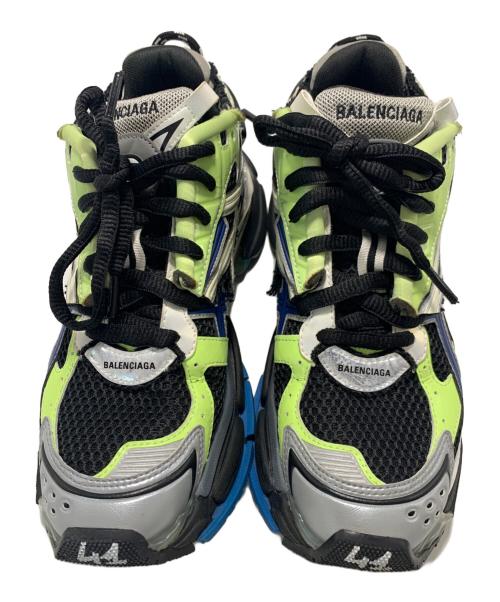 BALENCIAGA（バレンシアガ）BALENCIAGA (バレンシアガ) スニーカー ブラック×ブルー サイズ:27cmの古着・服飾アイテム