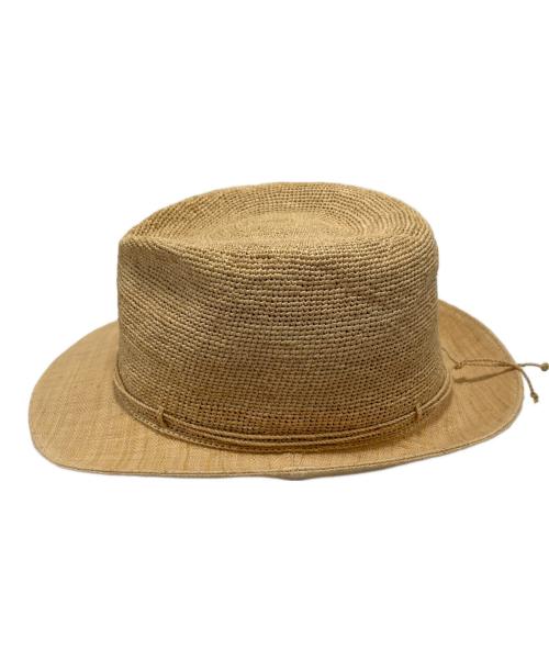 KAMINSKI XY（カミンスキー）KAMINSKI XY (カミンスキー) ストローハット ナチュラル サイズ:Lの古着・服飾アイテム