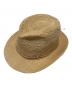 KAMINSKI XY（カミンスキー）の古着「ストローハット」｜ナチュラル