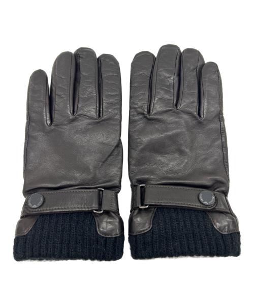 EMPORIO ARMANI（エンポリオアルマーニ）EMPORIO ARMANI (エンポリオアルマーニ) 手袋 ブラウンの古着・服飾アイテム