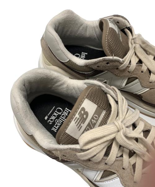 NEW BALANCE（ニューバランス）NEW BALANCE (ニューバランス) スニーカー ベージュ サイズ:27の古着・服飾アイテム