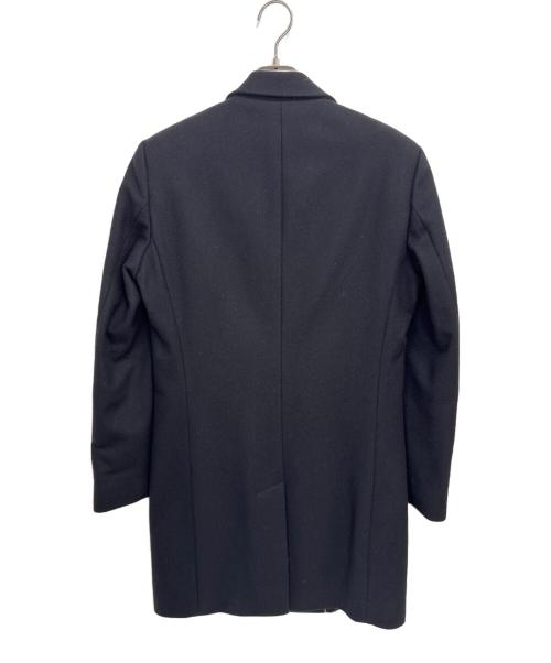 HUGO BOSS（ヒューゴ ボス）HUGO BOSS (ヒューゴ ボス) チェスターコート ブラック サイズ:44の古着・服飾アイテム
