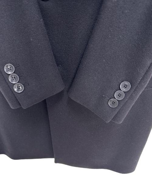 HUGO BOSS（ヒューゴ ボス）HUGO BOSS (ヒューゴ ボス) チェスターコート ブラック サイズ:44の古着・服飾アイテム