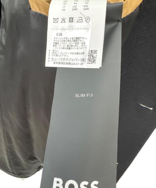 HUGO BOSS（ヒューゴ ボス）HUGO BOSS (ヒューゴ ボス) チェスターコート ブラック サイズ:44の古着・服飾アイテム