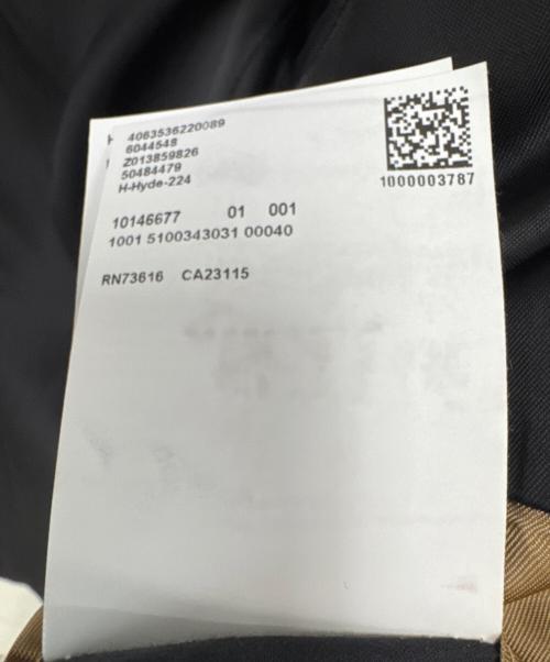 HUGO BOSS（ヒューゴ ボス）HUGO BOSS (ヒューゴ ボス) チェスターコート ブラック サイズ:44の古着・服飾アイテム