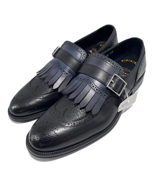 DOUCAL'S（デュカルス）DOUCAL'S (デュカルス) シューズ ブラック×ネイビー サイズ:SIZE39の古着・服飾アイテム