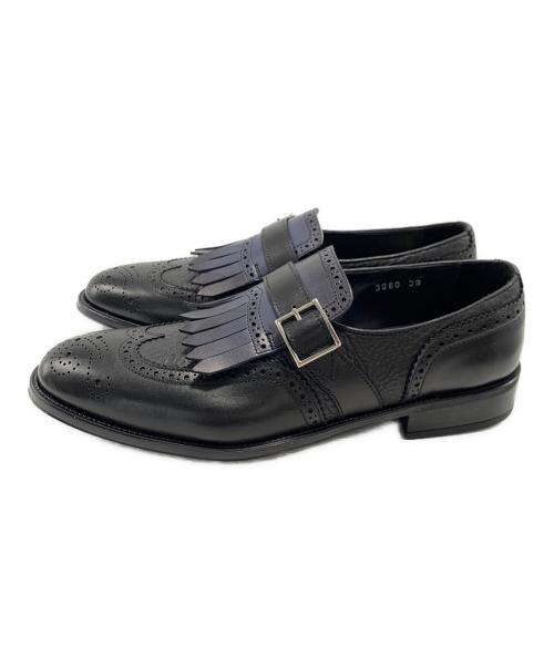 DOUCAL'S（デュカルス）DOUCAL'S (デュカルス) シューズ ブラック×ネイビー サイズ:SIZE39の古着・服飾アイテム