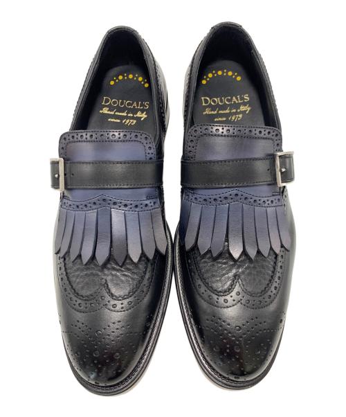 DOUCAL'S（デュカルス）DOUCAL'S (デュカルス) シューズ ブラック×ネイビー サイズ:SIZE39の古着・服飾アイテム