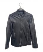 Harufハルフ）の古着「ラムレザージャケット」｜ブラック