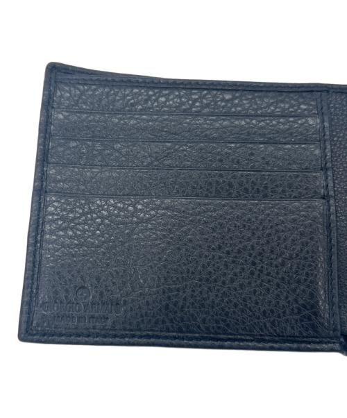 GIORGIO ARMANI（ジョルジョアルマーニ）GIORGIO ARMANI (ジョルジョアルマーニ) 2つ折り財布 ネイビーの古着・服飾アイテム