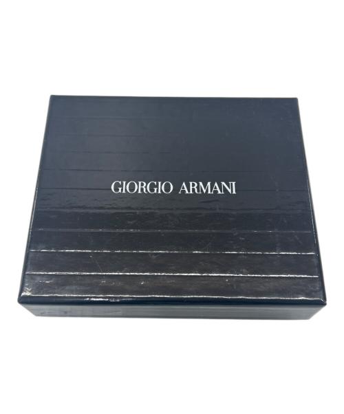 GIORGIO ARMANI（ジョルジョアルマーニ）GIORGIO ARMANI (ジョルジョアルマーニ) 2つ折り財布 ネイビーの古着・服飾アイテム