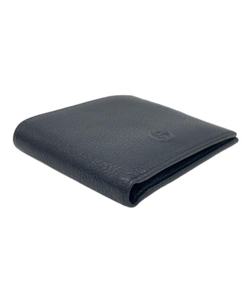 GIORGIO ARMANI（ジョルジョアルマーニ）GIORGIO ARMANI (ジョルジョアルマーニ) 2つ折り財布 ネイビーの古着・服飾アイテム