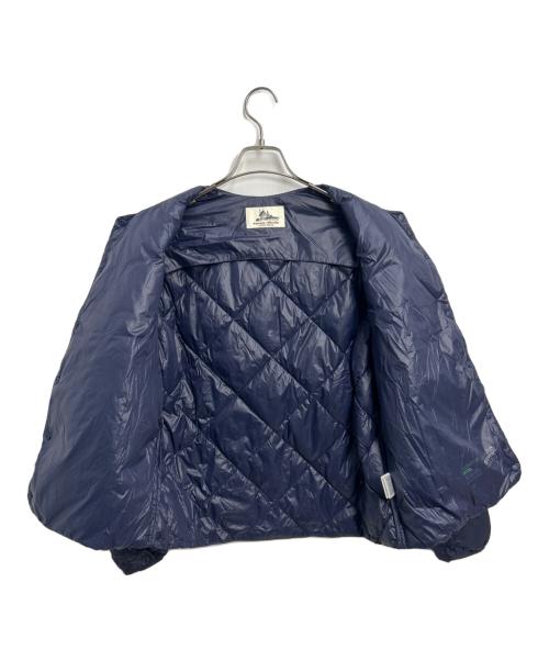VINCENT ET MIREILLE（ヴァンソンエミレイユ）VINCENT ET MIREILLE (ヴァンソンエミレイユ) ノーカラーダウンブルゾン ネイビー サイズ:34の古着・服飾アイテム