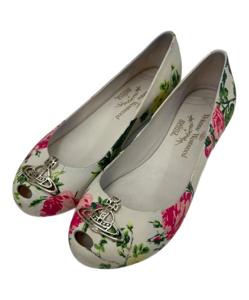 Vivienne Westwood（ヴィヴィアンウエストウッド）Vivienne Westwood (ヴィヴィアンウエストウッド) melissa (メリッサ) ラバーパンプス ホワイト サイズ:24の古着・服飾アイテム