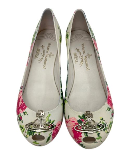 Vivienne Westwood（ヴィヴィアンウエストウッド）Vivienne Westwood (ヴィヴィアンウエストウッド) melissa (メリッサ) ラバーパンプス ホワイト サイズ:24の古着・服飾アイテム