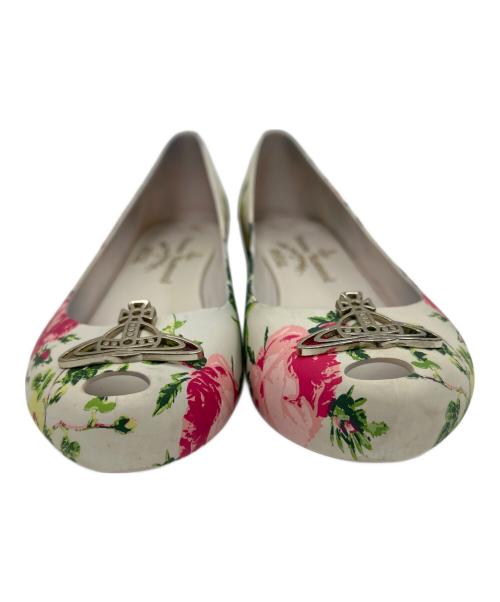 Vivienne Westwood（ヴィヴィアンウエストウッド）Vivienne Westwood (ヴィヴィアンウエストウッド) melissa (メリッサ) ラバーパンプス ホワイト サイズ:24の古着・服飾アイテム