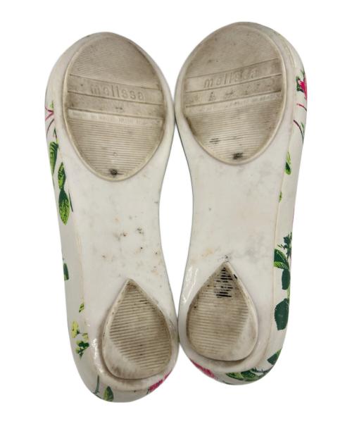 Vivienne Westwood（ヴィヴィアンウエストウッド）Vivienne Westwood (ヴィヴィアンウエストウッド) melissa (メリッサ) ラバーパンプス ホワイト サイズ:24の古着・服飾アイテム