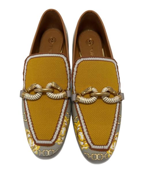 TORY BURCH（トリーバーチ）TORY BURCH (トリーバーチ) ローファー イエロー サイズ:US6.5の古着・服飾アイテム