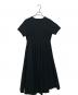 foufou（フーフー）の古着「半袖ワンピース」｜ブラック