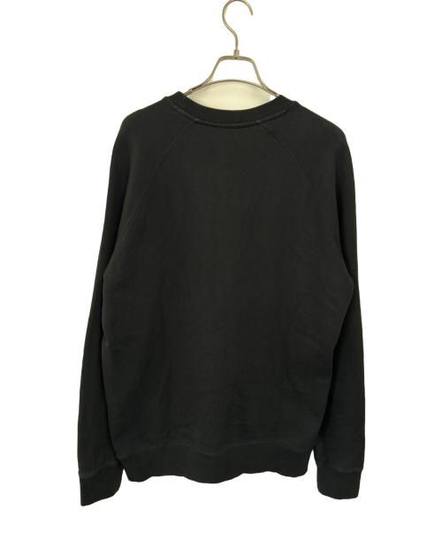maison kitsune（メゾンキツネ）maison kitsune (メゾンキツネ) スウェット ブラック サイズ:Lの古着・服飾アイテム