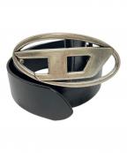 DIESELディーゼル）の古着「オーバルDベルト」｜ブラック