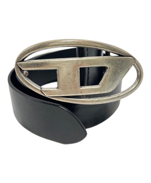 DIESEL（ディーゼル）DIESEL (ディーゼル) オーバルDベルト ブラック サイズ:83cmの古着・服飾アイテム