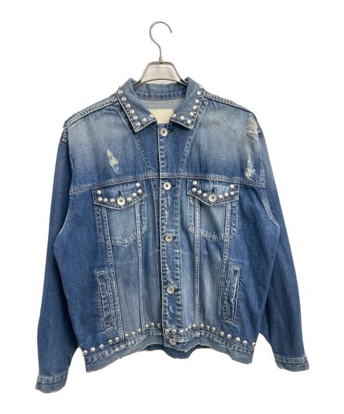 GYDA（ジェイダ）GYDA (ジェイダ) デニムジャケット インディゴ サイズ:Fの古着・服飾アイテム
