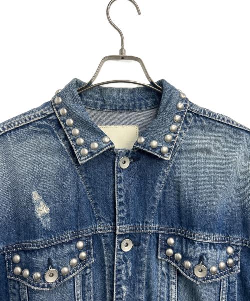 GYDA（ジェイダ）GYDA (ジェイダ) デニムジャケット インディゴ サイズ:Fの古着・服飾アイテム
