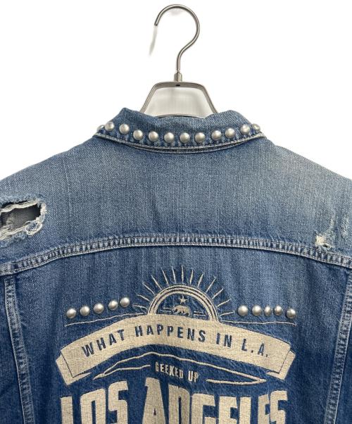 GYDA（ジェイダ）GYDA (ジェイダ) デニムジャケット インディゴ サイズ:Fの古着・服飾アイテム