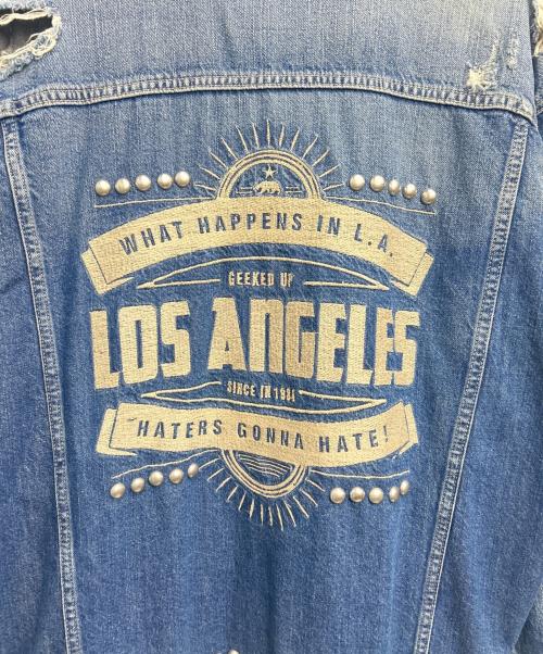 GYDA（ジェイダ）GYDA (ジェイダ) デニムジャケット インディゴ サイズ:Fの古着・服飾アイテム