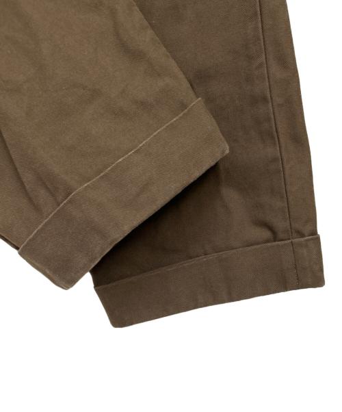 FUJITO（フジト）FUJITO (フジト) コットンワイドパンツ ブラウン サイズ:32の古着・服飾アイテム