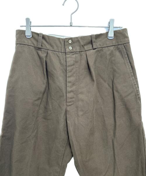 FUJITO（フジト）FUJITO (フジト) コットンワイドパンツ ブラウン サイズ:32の古着・服飾アイテム
