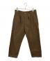 FUJITO（フジト）の古着「コットンワイドパンツ」｜ブラウン