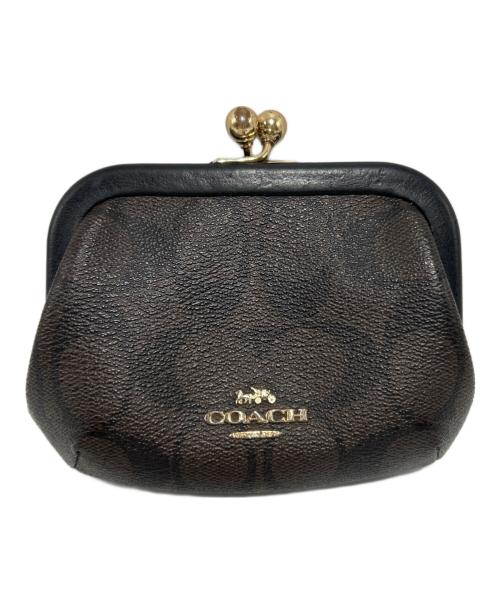COACH（コーチ）COACH (コーチ) カードケース ブラウン×ブラックの古着・服飾アイテム