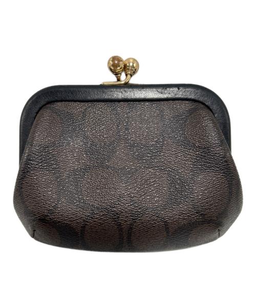 COACH（コーチ）COACH (コーチ) カードケース ブラウン×ブラックの古着・服飾アイテム