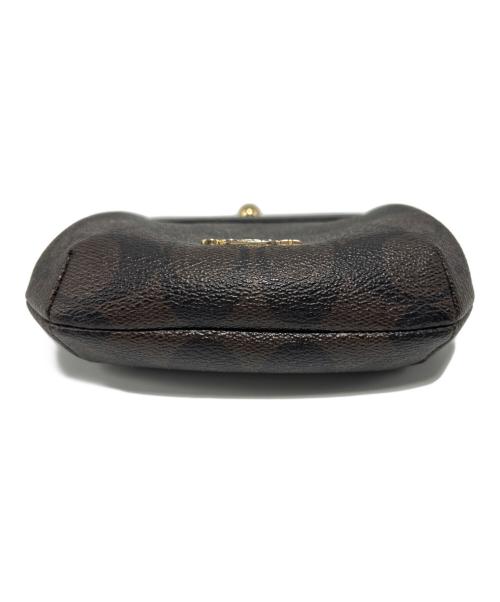 COACH（コーチ）COACH (コーチ) カードケース ブラウン×ブラックの古着・服飾アイテム