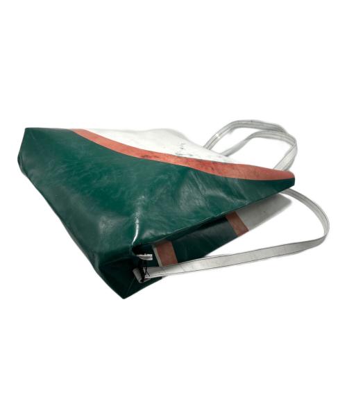 FREITAG（フライターグ）FREITAG (フライターグ) 2WAYトートバッグ グリーン×ホワイト×レッドの古着・服飾アイテム