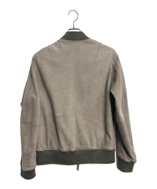 The Duffer of ST.George（ザ ダファーオブセントジョージ）The Duffer of ST.George (ザ ダファーオブセントジョージ) レザージャケット グレー サイズ:Lの古着・服飾アイテム