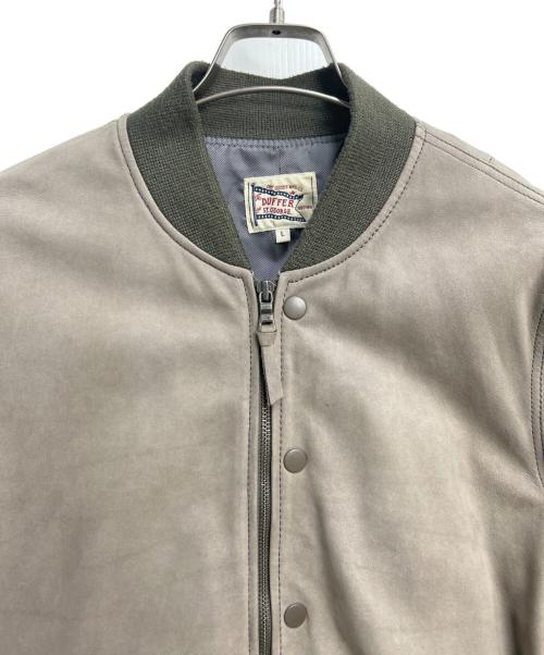 The Duffer of ST.George（ザ ダファーオブセントジョージ）The Duffer of ST.George (ザ ダファーオブセントジョージ) レザージャケット グレー サイズ:Lの古着・服飾アイテム