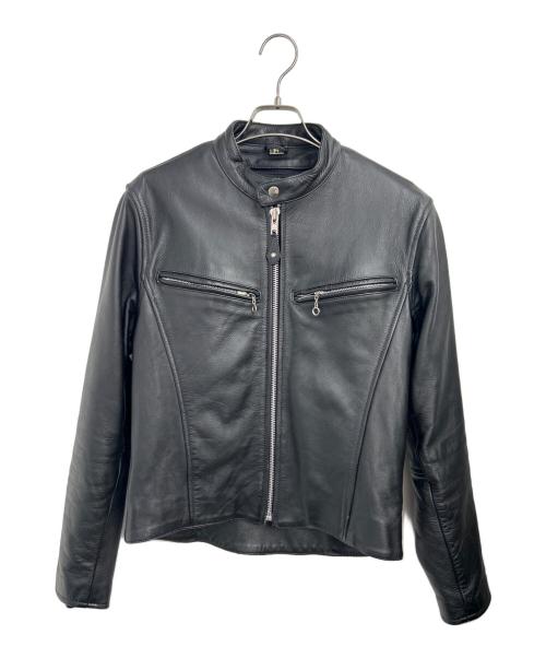 Liugoo Leathers（リューグーレザーズ）Liugoo Leathers (リューグーレザーズ) ライナー付レザージャケット ブラック サイズ:Mの古着・服飾アイテム