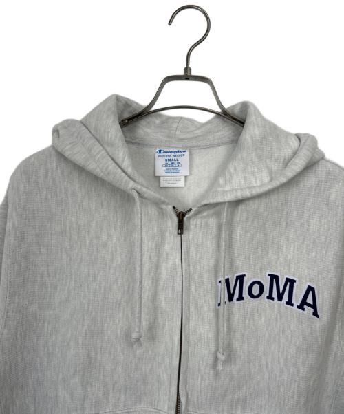 MoMA（モマ）MoMA (モマ) Champion REVERSE WEAVE (チャンピオン リバース ウィーブ) ジップパーカー グレー サイズ:Mの古着・服飾アイテム