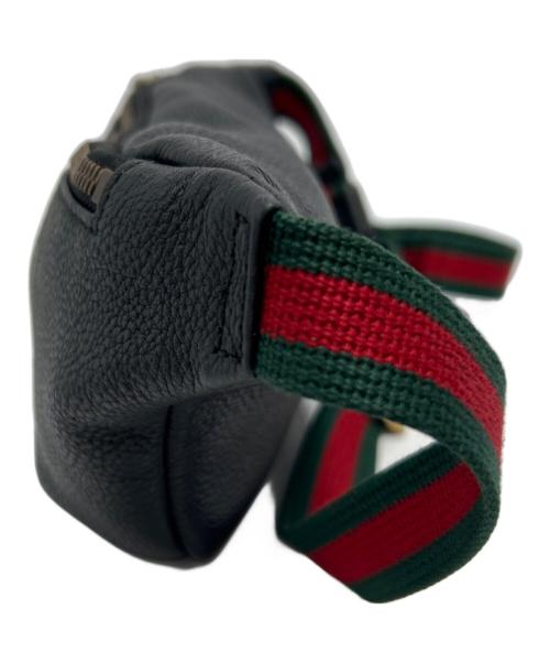 GUCCI（グッチ）GUCCI (グッチ) スモールベルトバッグ ブラックの古着・服飾アイテム