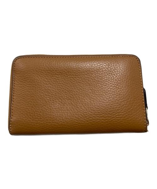 COACH（コーチ）COACH (コーチ) 刺繍ラウンドファスナー財布 ブラウン系の古着・服飾アイテム